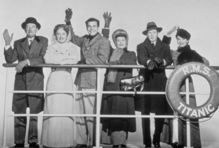 Titanic 1954 disaster movie cast